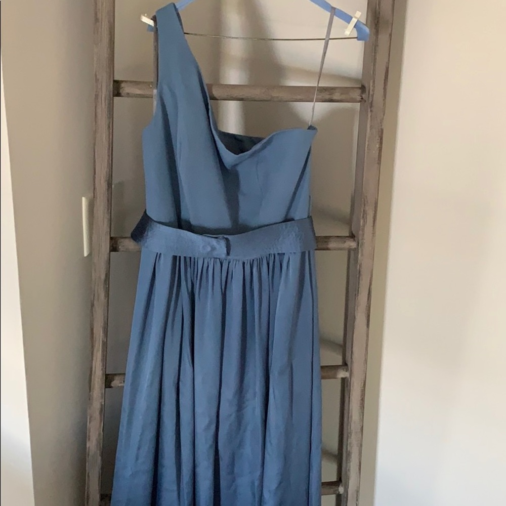 Vera Wang one shoulder dress